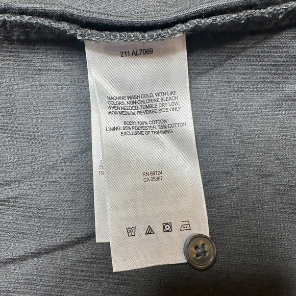 Columbia Gray Corduroy Button Up Shirt Jacket Women’s M - Picture 7 of 9